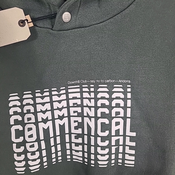 NWT COMMENCAL Men's Division Hoodie Dark Grey Sz L - Picture 2 of 7